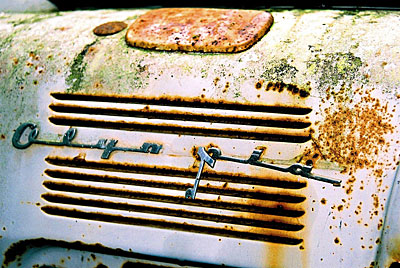 Rust never sleeps - Opel-Olympia-Emblem