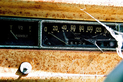 Rust never sleeps - Volvo Amazon Tacho