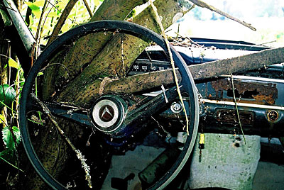 Rust never sleeps - Volvo Amazone Lenkrad