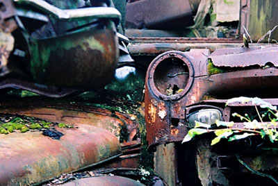 Rust never sleeps - Oldtimer Schrottplatz 15